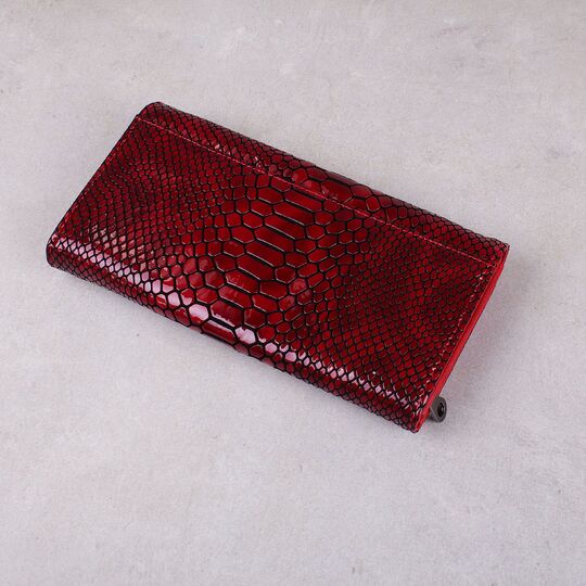 Жіночий гаманець клатч Contact'S, червоний П1251