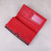 Жіночий гаманець клатч Contact'S, червоний П1251