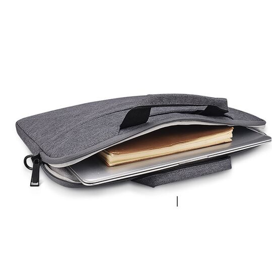 Сумки для ноутбуков - Сумка GOOJODOQ, для ноутбука серая П2736