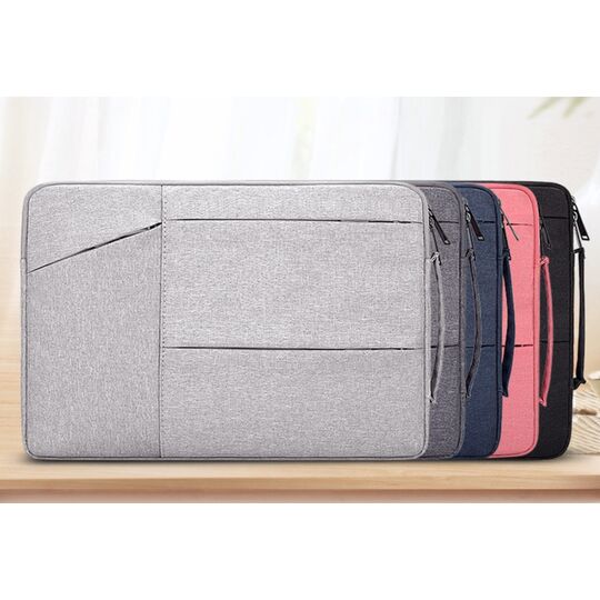 Сумки для ноутбуков - Сумка GOOJODOQ, для ноутбука серая П2740