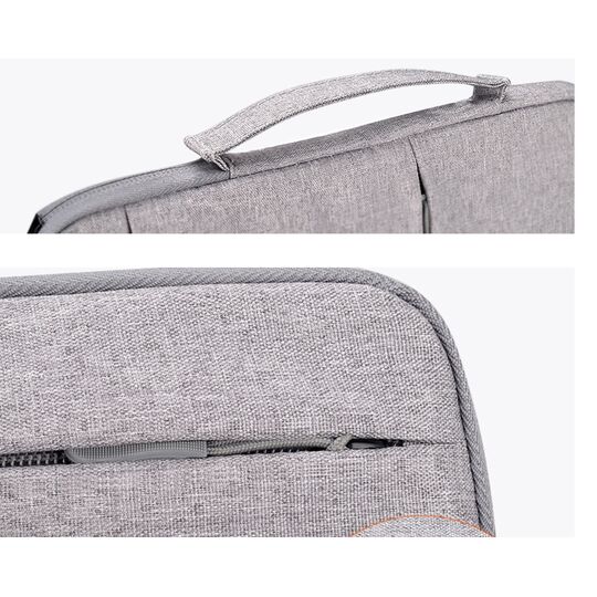 Сумки для ноутбуков - Сумка GOOJODOQ, для ноутбука серая П2740