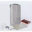 Сумки для ноутбуков - Сумка GOOJODOQ, для ноутбука серая П2740