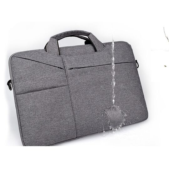 Сумки для ноутбуков - Сумка GOOJODOQ, для ноутбука серая П2740
