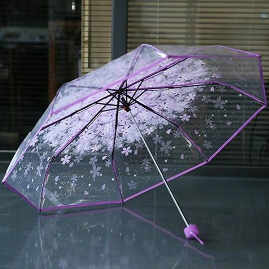 Зонтик, фиолетовый П0027