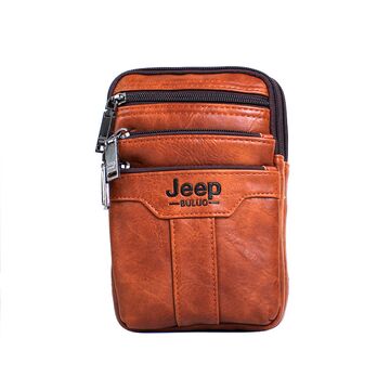 Мужская сумка JEEP BULUO коричневая П1271