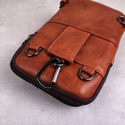 Барсетки - Мужская сумка JEEP BULUO коричневая П1271