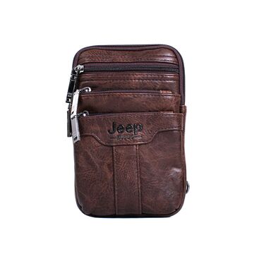 Мужская сумка JEEP BULUO коричневая П1272