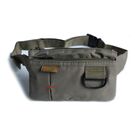 Сумка поясна, бананка, сіра П1283 Сумка поясна, бананка, сіра П1283