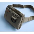 Сумка поясна, бананка, сіра П1283 Сумка поясна, бананка, сіра П1283