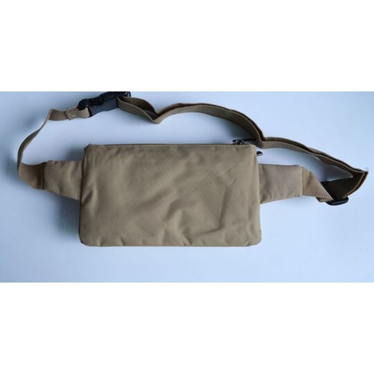 Сумка поясна, бананка, сіра П1283 Сумка поясна, бананка, сіра П1283