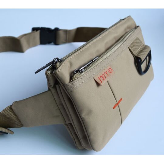 Сумка поясна, бананка, сіра П1283 Сумка поясна, бананка, сіра П1283