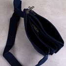 Сумка поясна, бананка, синя П1285 Сумка поясна, бананка, синя П1285