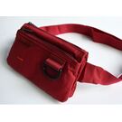 Сумка поясна, бананка, червона П1286