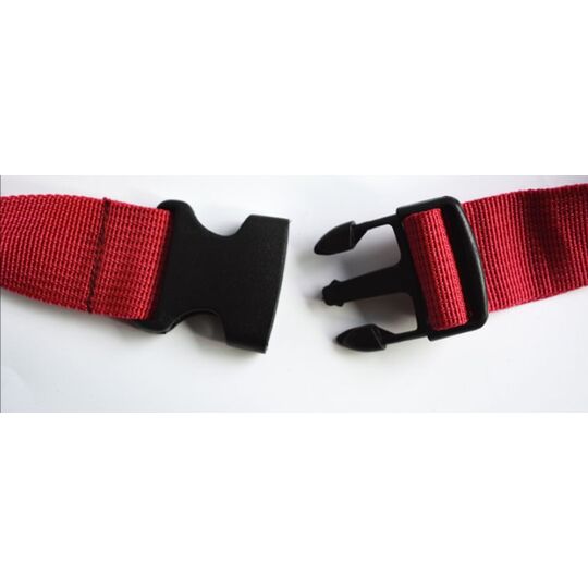 Сумка поясна, бананка, червона П1286