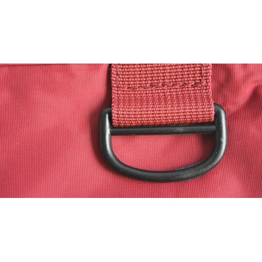 Сумка поясна, бананка, червона П1286