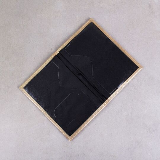 Обкладинка для паспорта, золотиста П1287