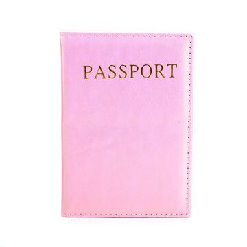 Обкладинка для паспорта, рожева П1289