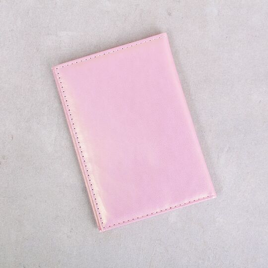 Обложка для паспорта, розовая П1289