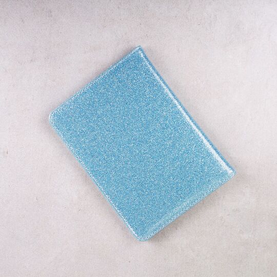 Обложка для паспорта, голубая П1299