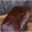 Чоловіча сумка слінг на плече AETOO, коричнева П1301