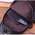 Чоловіча сумка слінг на плече AETOO, коричнева П1301