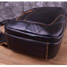 Чоловіча сумка слінг на плече AETOO, коричнева П1301