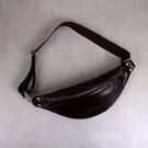 Мужская сумка поясная, бананка Misfits, коричневая П1303