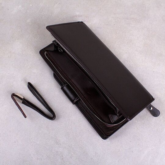 Мужской кошелек барсетка Baellerry, коричневый П1307