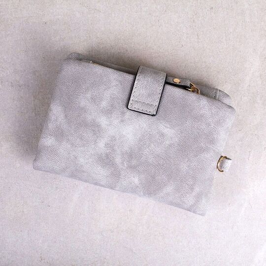 Жіночий гаманець DWTS, сірий П1309