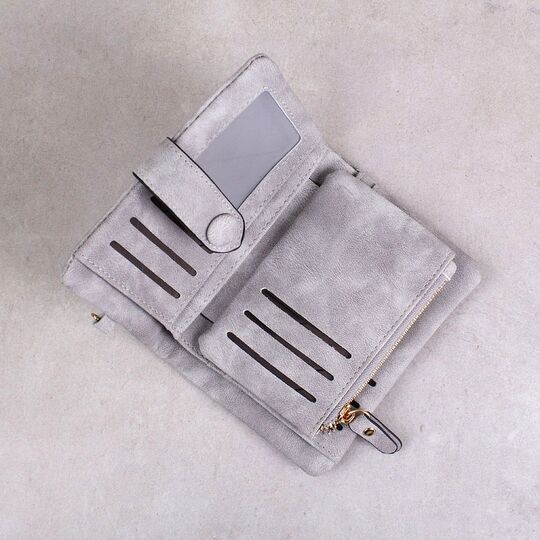 Жіночий гаманець DWTS, сірий П1309