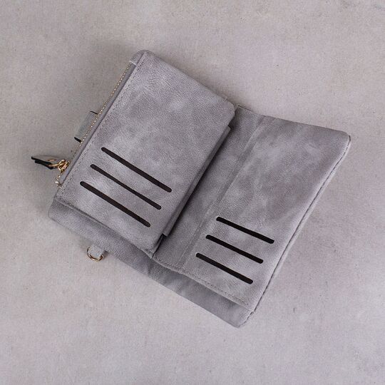 Жіночий гаманець DWTS, сірий П1309