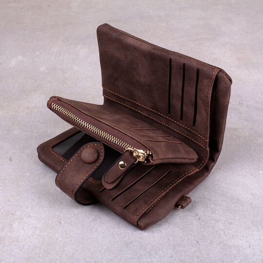 Жіночий гаманець DWTS, коричневий П1310