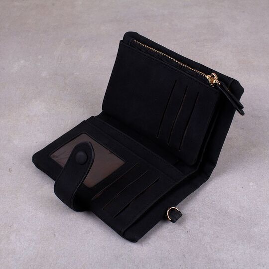 Жіночий гаманець DWTS, чорний П1314