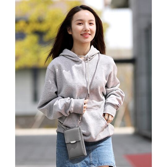 Жіночий гаманець DWTS, сірий П1316