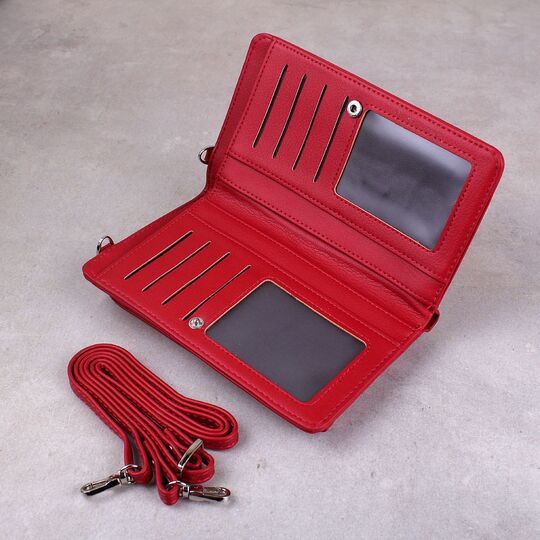 Жіночий гаманець DWTS, червоний П1317