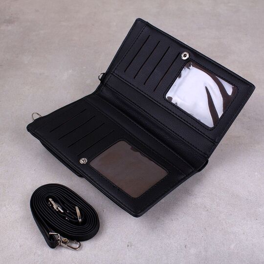 Жіночий гаманець DWTS, чорний П1319