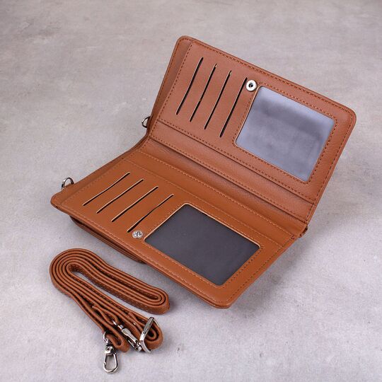 Женский кошелек DWTS, коричневый П1320