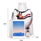 Жіночий рюкзак LISM, сріблястий П1324