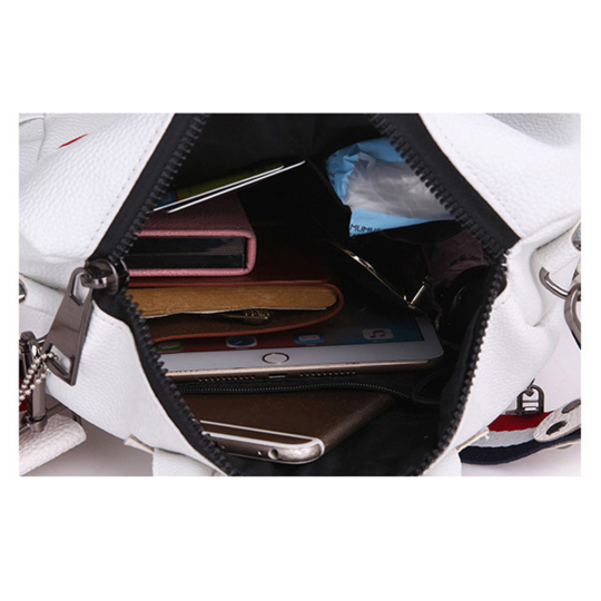 Жіночий рюкзак LISM, сріблястий П1324