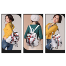 Жіночий рюкзак LISM, сріблястий П1324