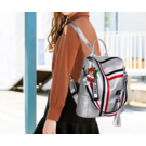 Жіночий рюкзак LISM, сріблястий П1324