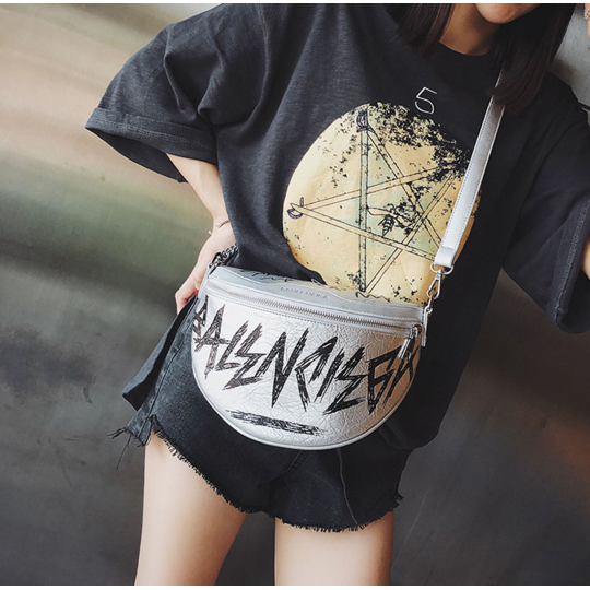 Женская сумка MENGXILU, серебристая П1325