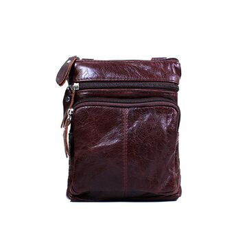 Чоловіча сумка WESTAL, коричнева П0033