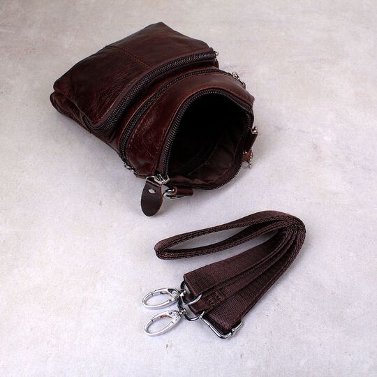 Мужская сумка WESTAL, коричневая П0033