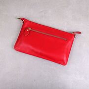 Женская сумка клатч, красная П1329