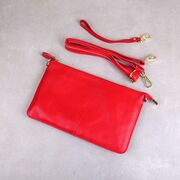 Женская сумка клатч, красная П1329