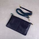 Жіноча сумка клатч, синя П1333