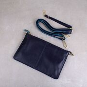 Жіноча сумка клатч, синя П1333