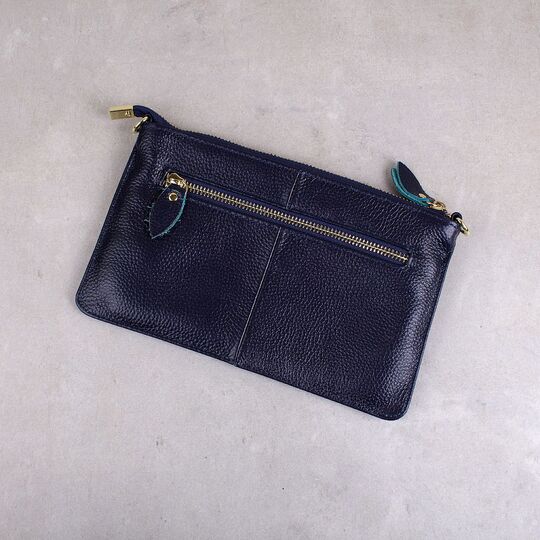 Жіноча сумка клатч, синя П1333