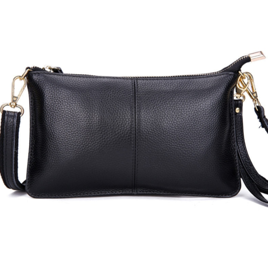 Женская сумка клатч, черная П1334